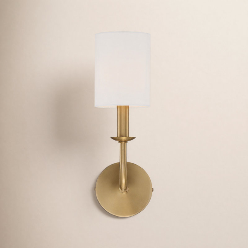 Akir Armed Sconce, Aged Brass