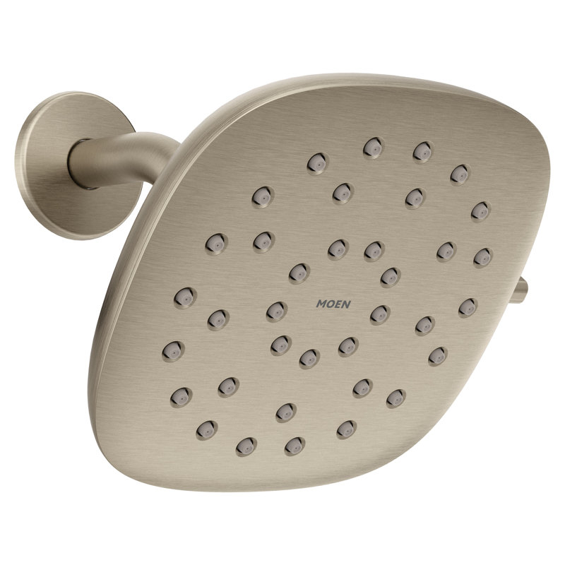 Verso Fixed Shower Head, Brushed Nickel