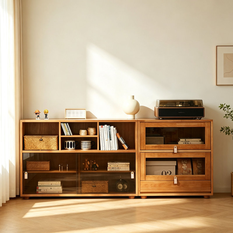 Bibliothèque sur pied de style rétro européen