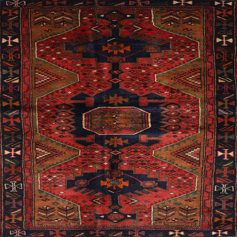 Oriental Indoor Rug, Square 3'