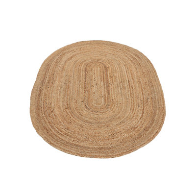 Nele Hand Braided Nature Jute Rug