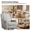 Fauteuil inclinable et berçant pivotant de 29,1 po Wykoff-830502116