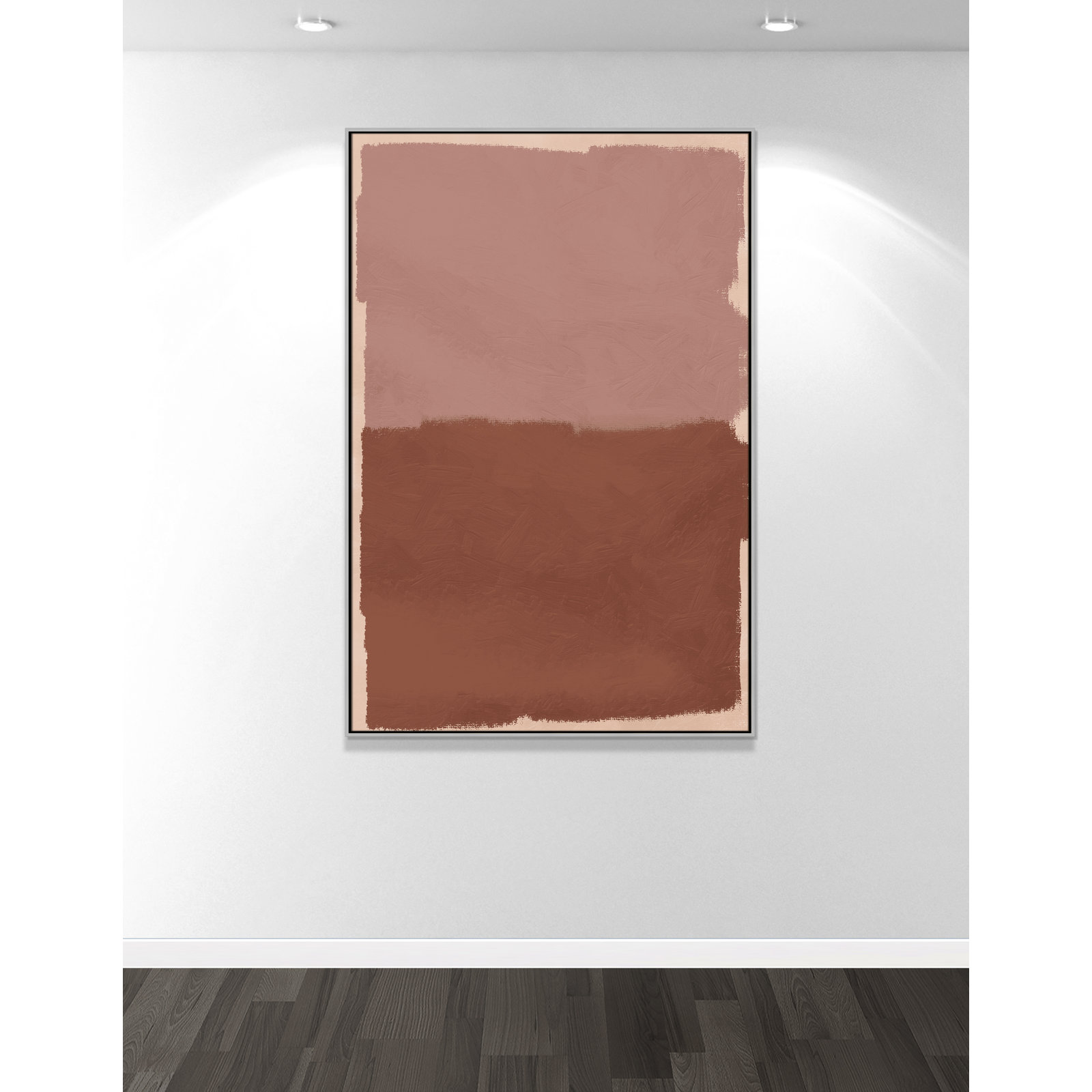 Hollow Delight Print by Marcus Prime, 41.5'' W x 61.5'' H, Silver Floater