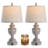 Table Lamps Set of 2 with USB Port,  3-Way Dimmable Touch Control, and 1pcs Wax Melting Heater