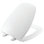 BEMIS 1240200 Eljer Emblem Plastic Toilet Seat, ROUND, White