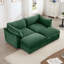Causeuse en chenille avec excellent espace de rangement, 2 repose-pieds mobiles-1984623830-1984623831-1984623829