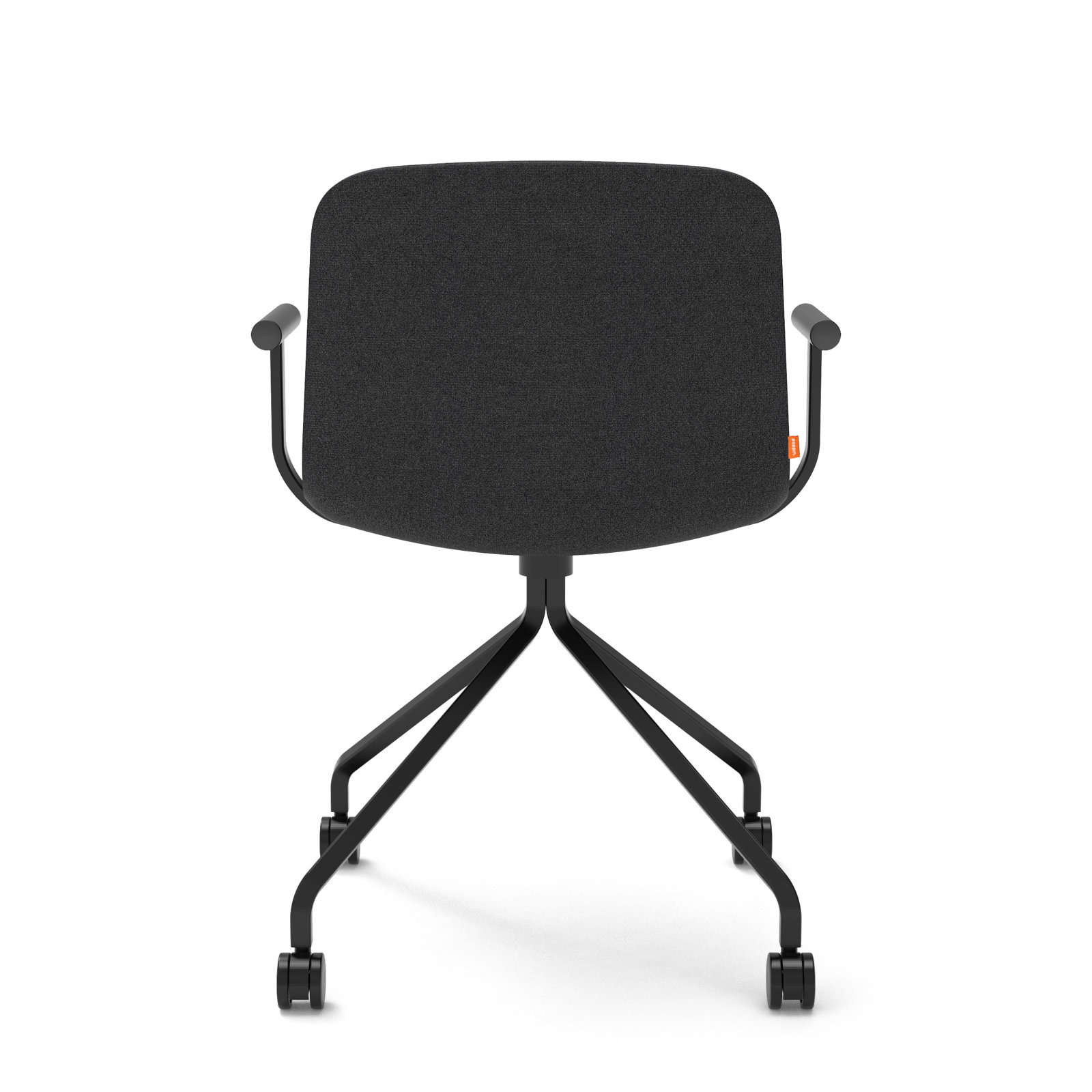 Key Meeting Office Chair, Charcoal Basketweave