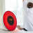 Electric Tabletop Clock in White with Alarm