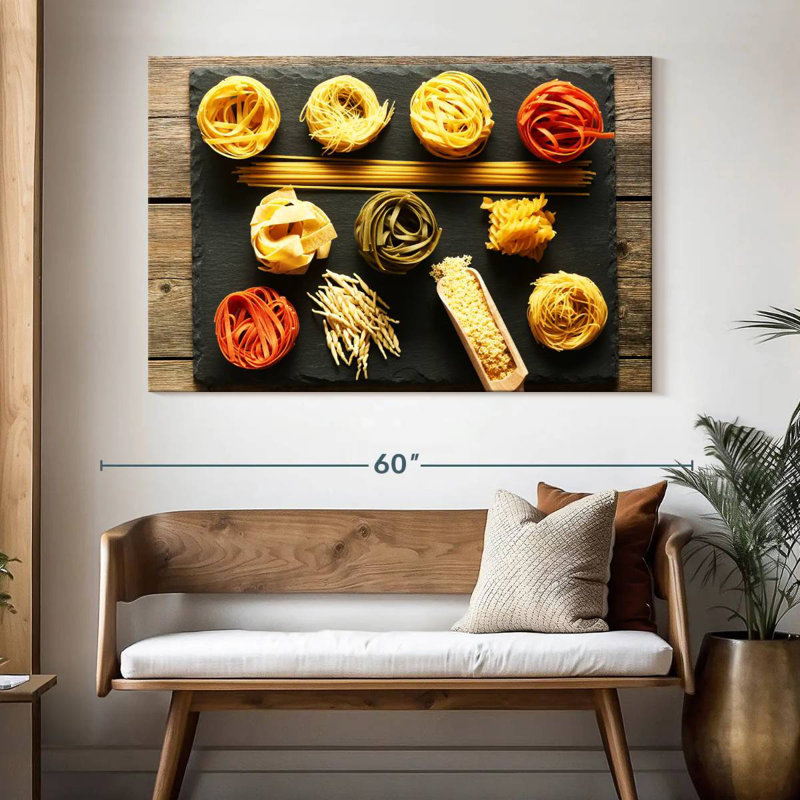 Yarlin Pasta, 34" H x 51" W