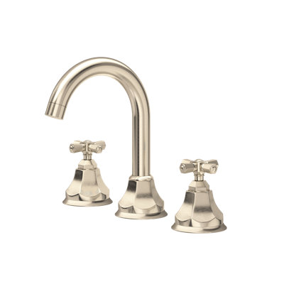 Palladian Widespread Lavatory Faucet With C-Spout