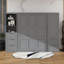 Grand lit escamotable avec tiroirs et tablettes-381021202