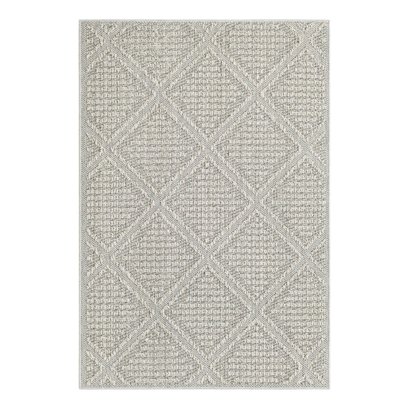 Indoor/Outdoor Trellis Area Rug, Rectangle 4'1" x 6'1"