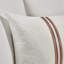 Ralph 14x26 Cotton Linen Fabric Throw Pillow, Ivory Sangria