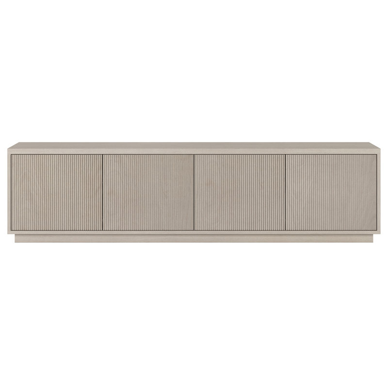 Hanson Denilah Rectangular TV Stand for TV's up to 85", Alder White