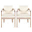 Ensemble de 2 fauteuils de salle à manger avec coussins-2048814444