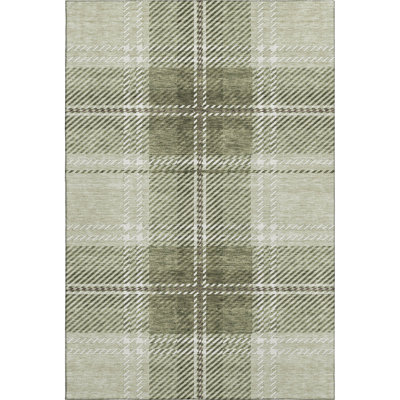 Premium Machine Washable Prisco Aloe Rug