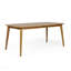 Table de salle à manger d'extérieur avec structure en bois d'acacia, teck