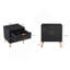 Table de chevet en noir-1687206438
