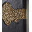 Geode Texture Panel Black and Gold