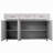 Three Doors Side Table-Grey
