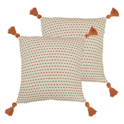 Geometric Square Cushion