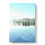 Trees Reflecting In A Lake In North Carolina - Wrapped Canvas-56634700