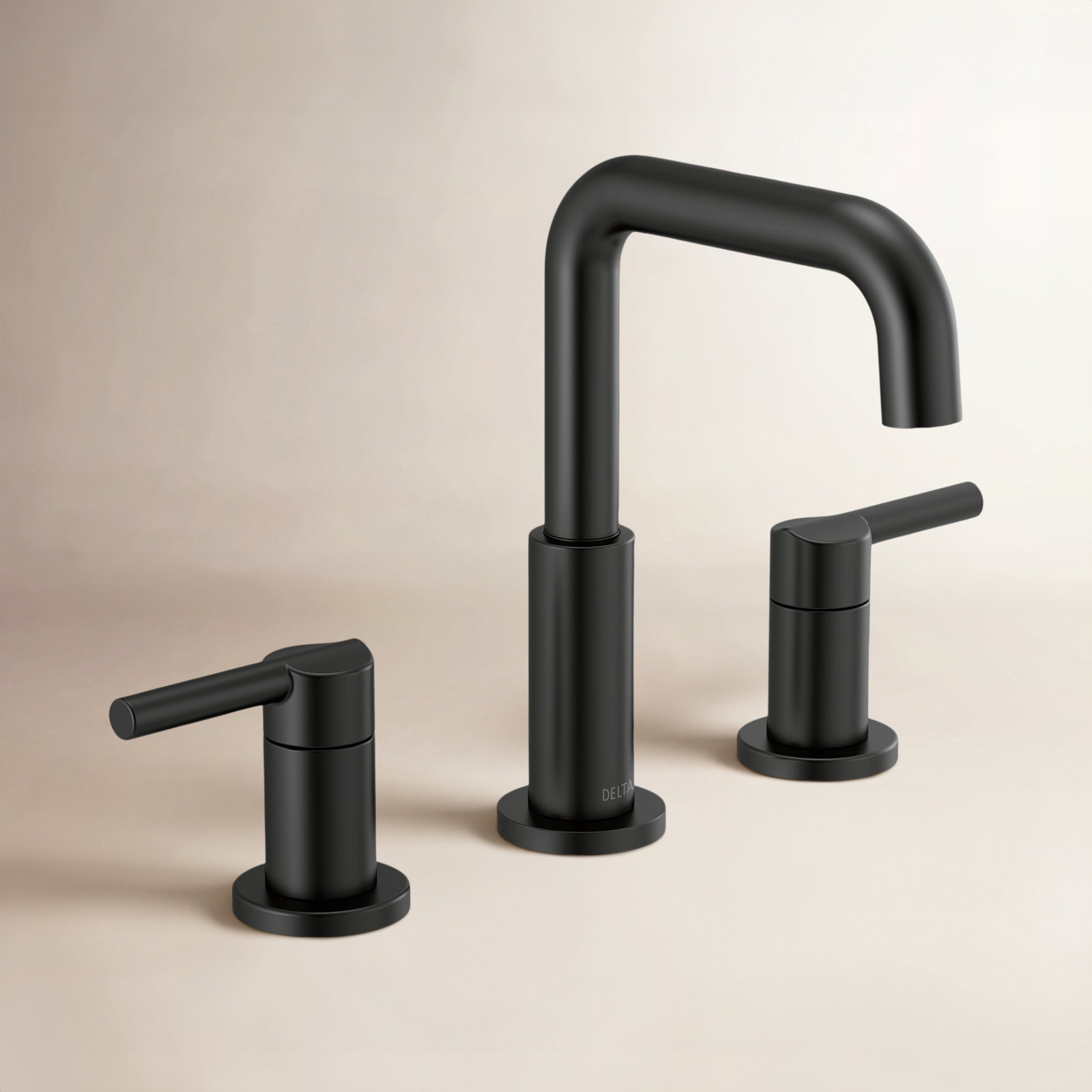 Nicoli Widespread Bathroom Faucet, Matte Black