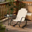 Siège relaxant, chaise berçante d'extérieur, chaise