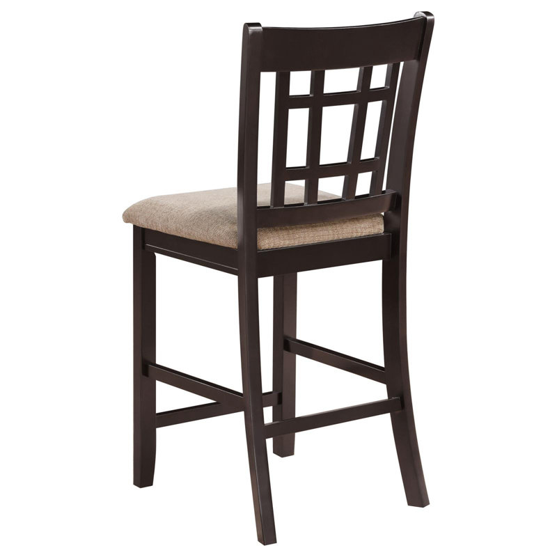 Tabourets à hauteur de comptoir en treillis (ensemble de 2)