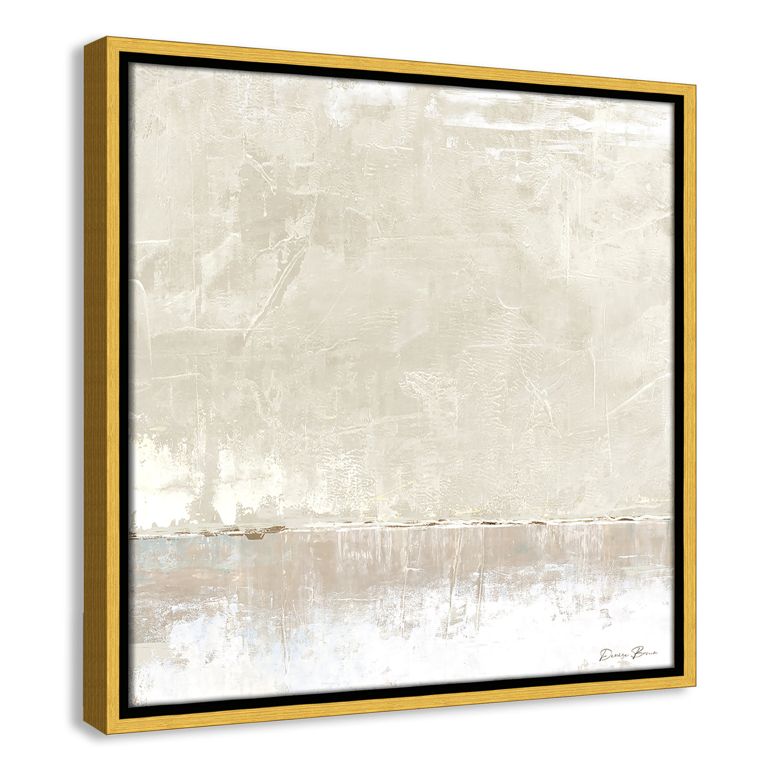 Delevan "Better Days" Print, 17.5" H x 17.5" W, Gold