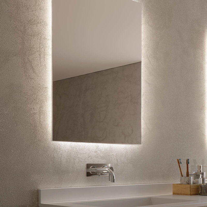 Glenard Wall Mirror, 120cm H x 75cm W