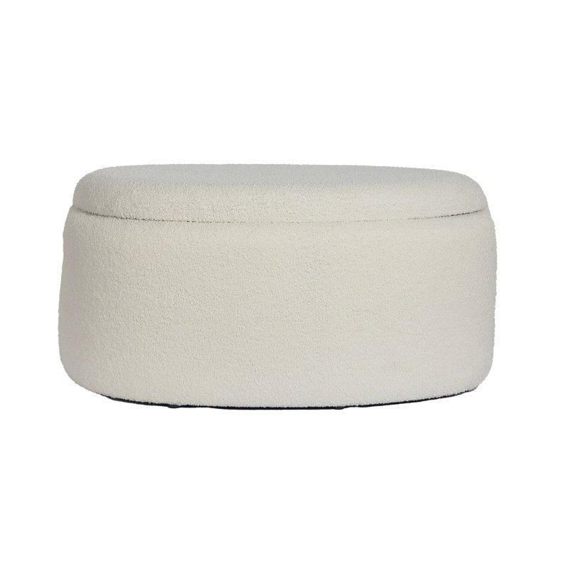 Manufactured Wood Accent Stool, Beige