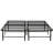 White Daybed With Shelved Storage And Led Ambient Lighting Backlit Display Area-1013396297