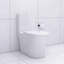 Toilette allongée une pièce - blanc