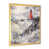 Toile avec cadre photo doré