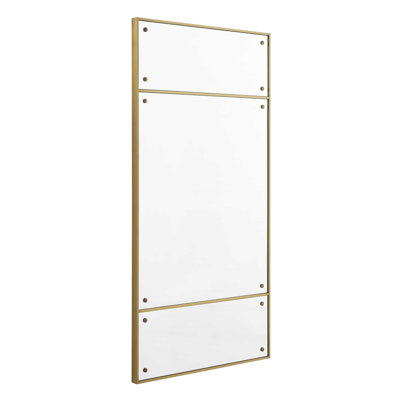 Uttermost Wrenton Brass Rectangular Mirror