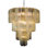 Lustre carré en cristal Crystal