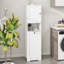 Armoire de trieur de linge inclinable à un compartiment et une porte -
