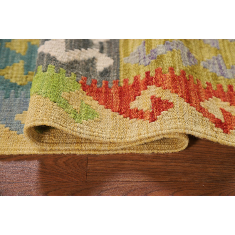 Multolor Wool Kilim Oriental Rug 3x5