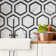 BioTech 11" x 13" Porcelain Marble Look Wall & Floor Tile