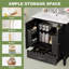 Armoire de meuble-lavabo 30 po avec lavabo en céramique-814390353