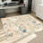 Vintage Floral Butterfly Area Rug, Botanical Garden Design, Soft Plush Non-Slip Washable, Indoor Floor Mat for Living Room, Bedroom, Entryway, Home Office and Dining Spaces-129764540