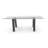 Levante Glass Extendable Table with Wooden Legs-628190400-560646994-560646993