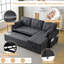 3 Seater Linen Sofa-1497130516