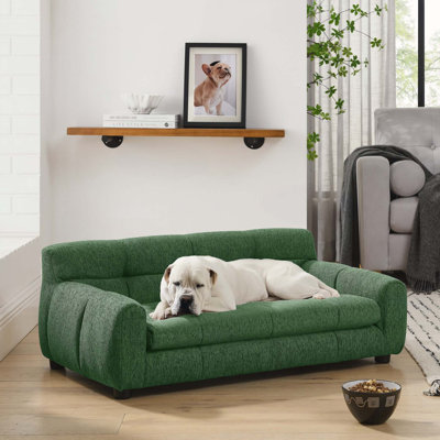 Killian Upholstered Dog Sofa Bed with Armrests