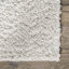 Tapis de couloir à poil long blanc cassé uni pour le salon, la chambre à coucher, la salle à manger, la chambre de bébé, le vestibule et le couloir Exmouth-49713998