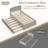Twin Solid Wood Platform Bed with Trundle-213770050