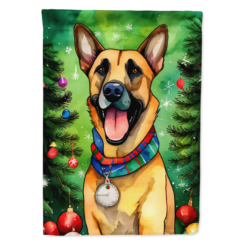 Double Sided Polyester Christmas, 40" H x 28" W