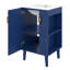 Meuble-lavabo en bois 20 po avec lavabo en céramique, ensemble de meuble-lavabo simple autoportant avec porte à fermeture douce-1389354714