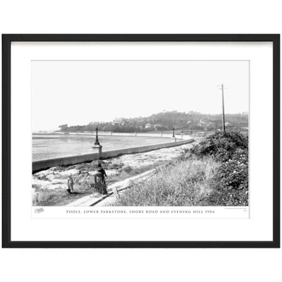 Poole, Lower Parkstone, Shore Road And Evening Hill 1904 by Francis Frith - Single Picture Frame Print